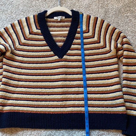 Madewell Arden Crop V-neck pullover sweater. XS - Picture 7 of 8